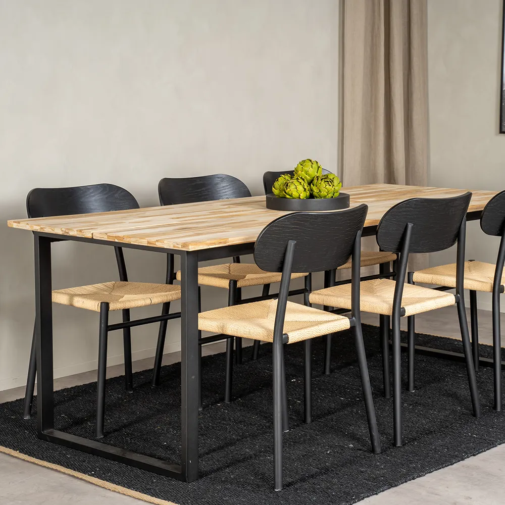 Polly Dining Chair Natural 2-pack