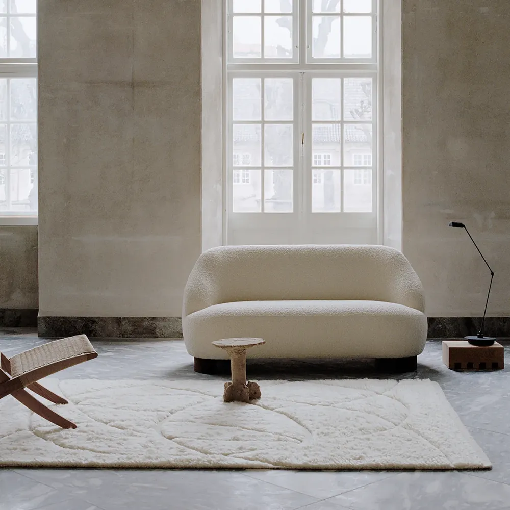 Lineal Sweep White 140x200 carpet