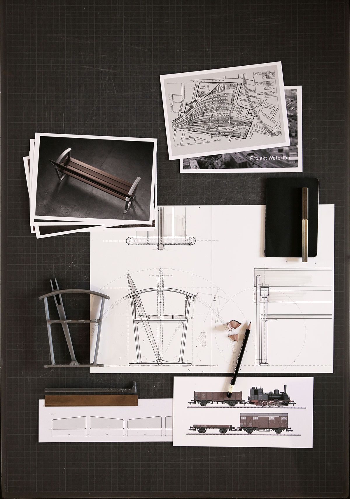 Waterloo black aluminium Byarums Bruk