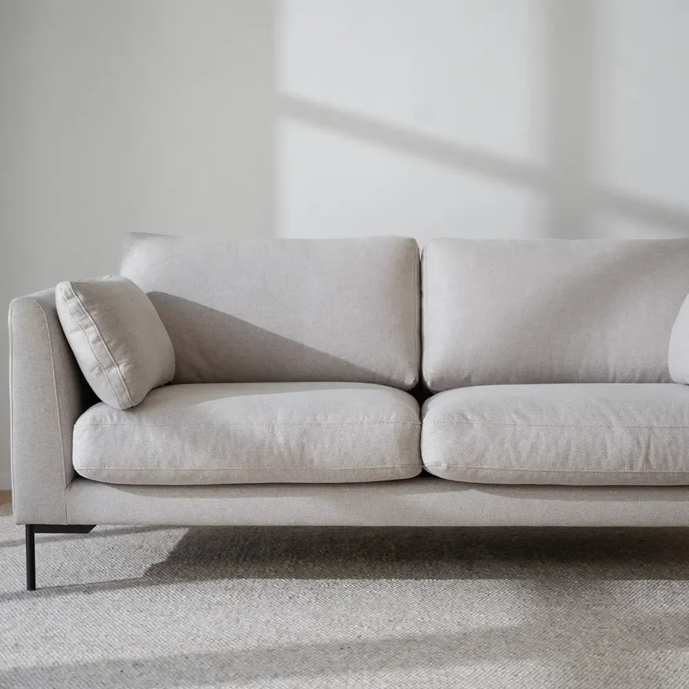 Corwin 2,5-seater sofa fabric Rita Light Beige