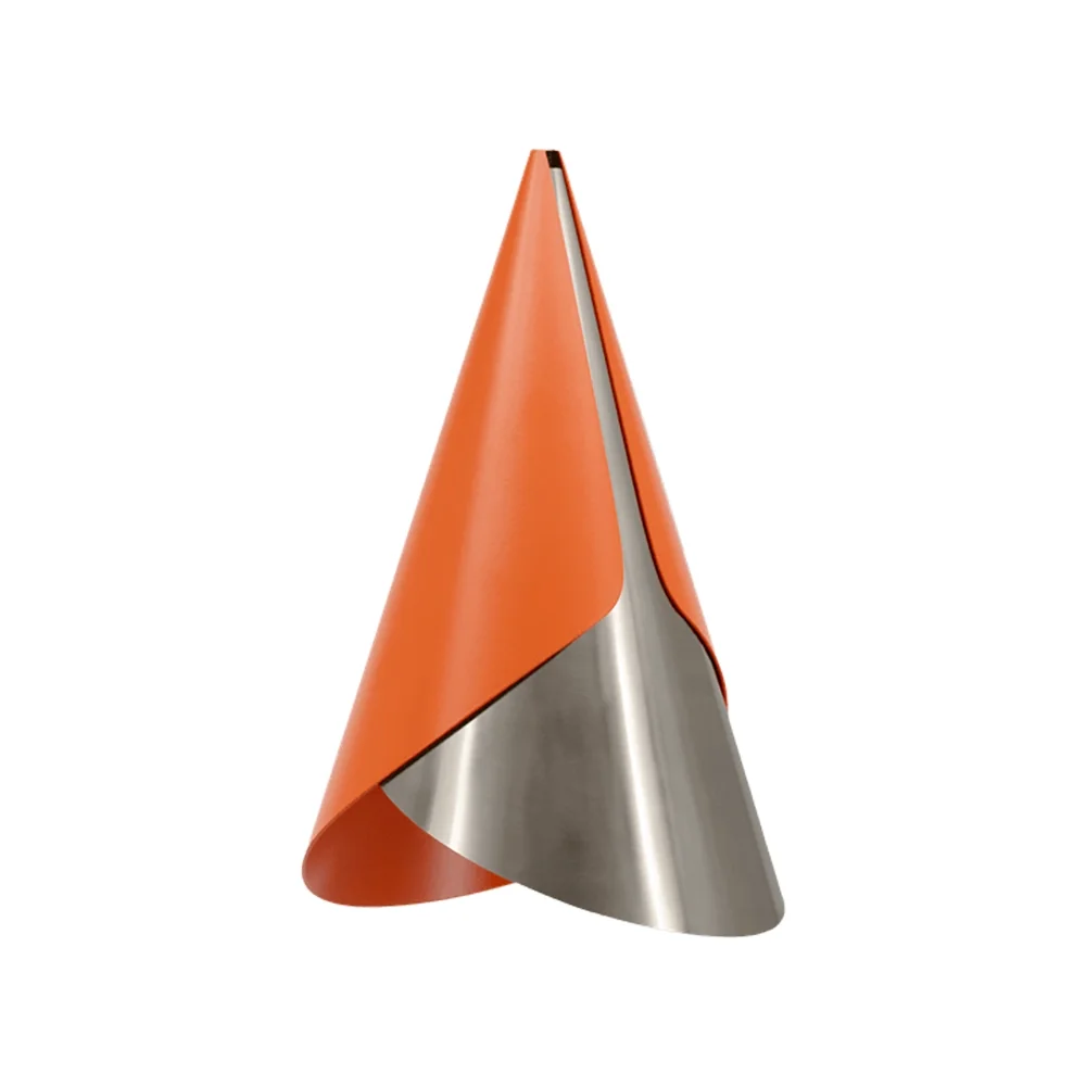 Cornet Lampshade Nuance Orange/Steel