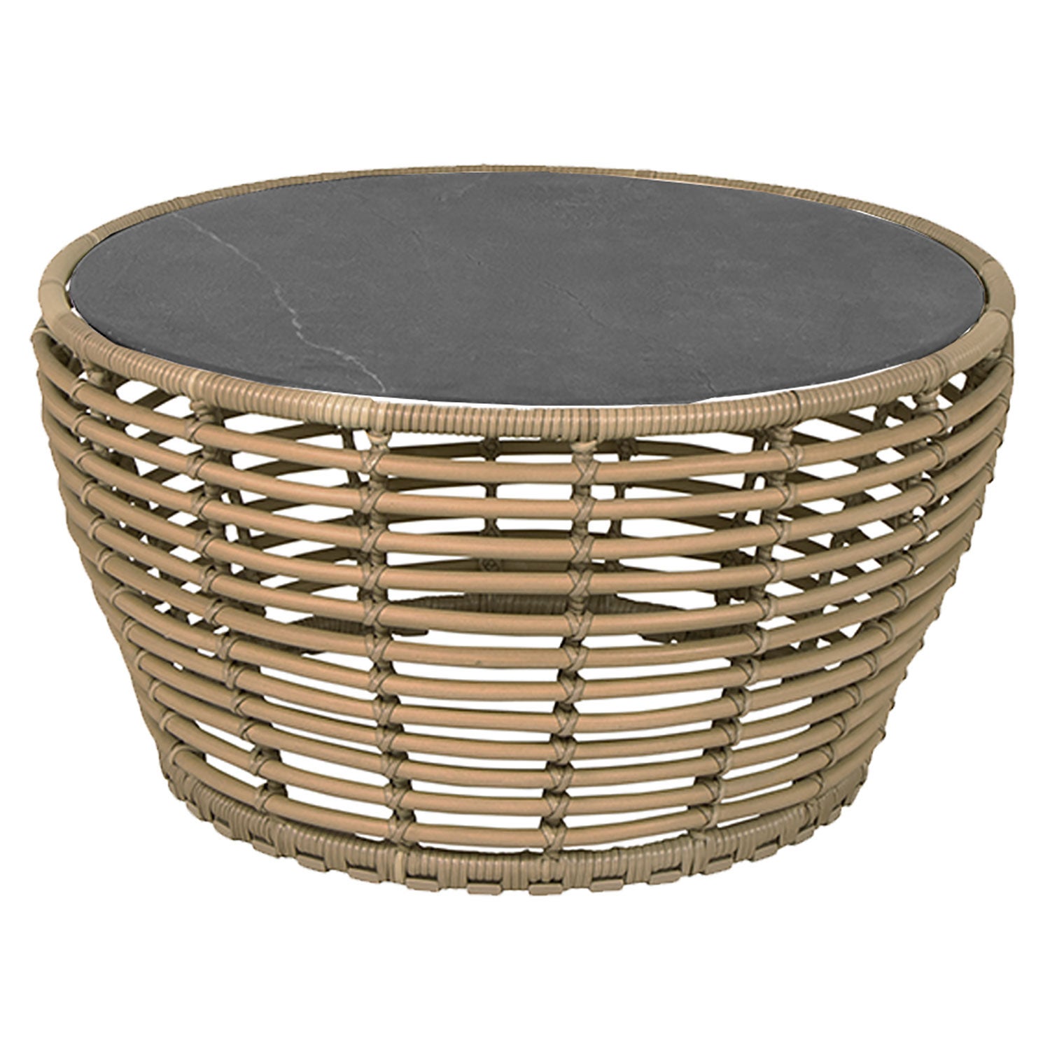 Basket Coffee Table 75 cm Artificial rattan