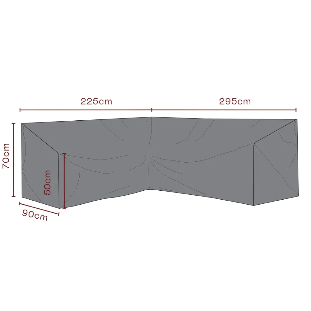 Furniture cover Corner sofa 295/225x70 cm Premium