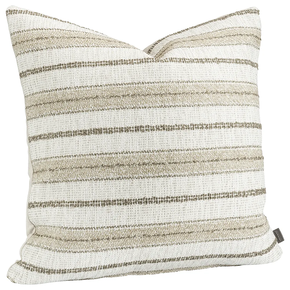 Nomad Multi Stripe Cushion Cover Natural 50x50 cm
