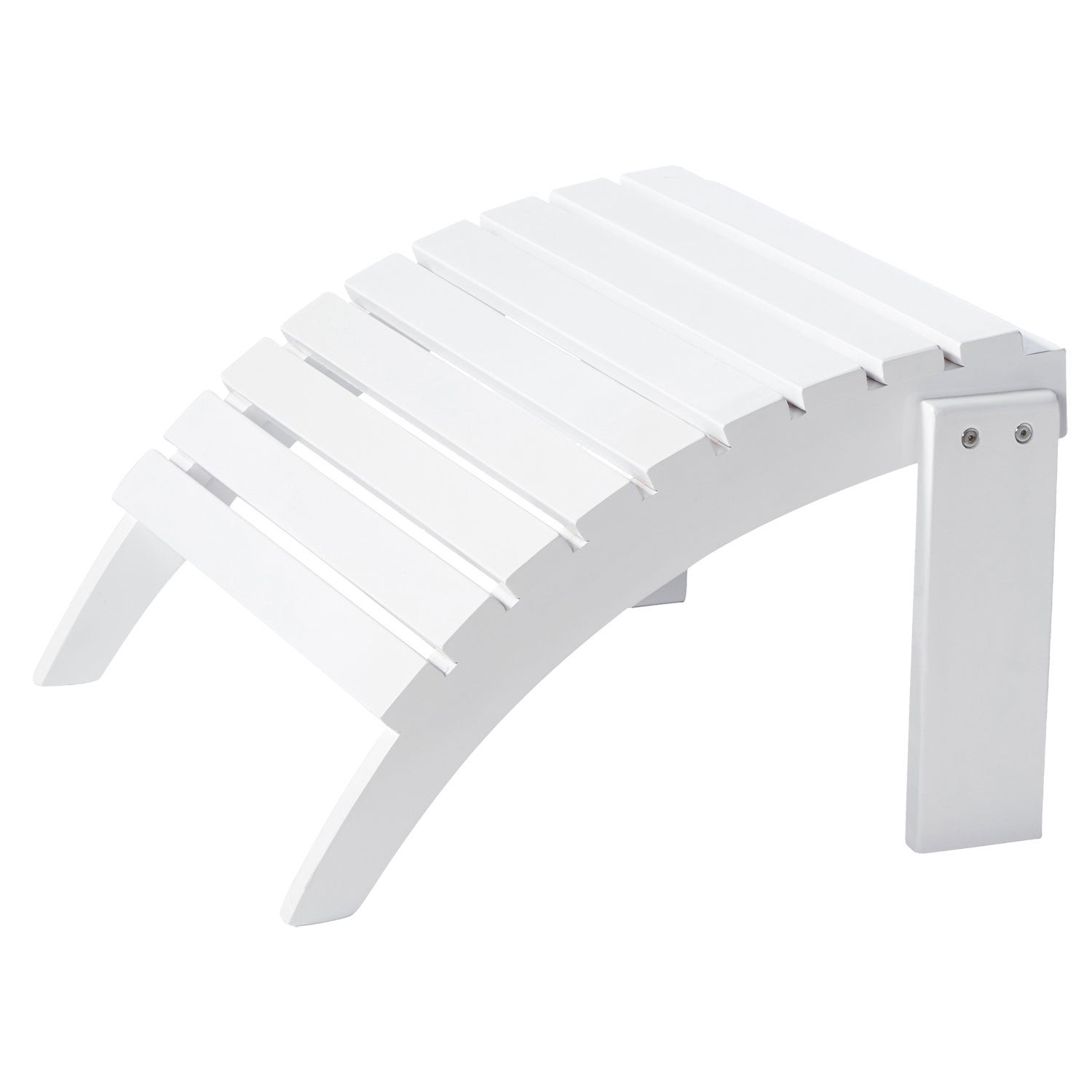 Adirondack deck chair stool white