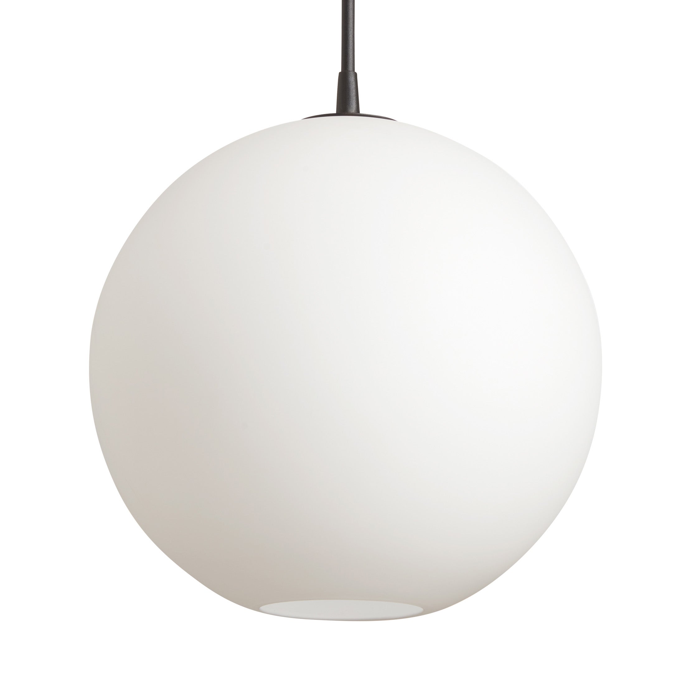 Capo Pendant D350 Black structure/Opal glass