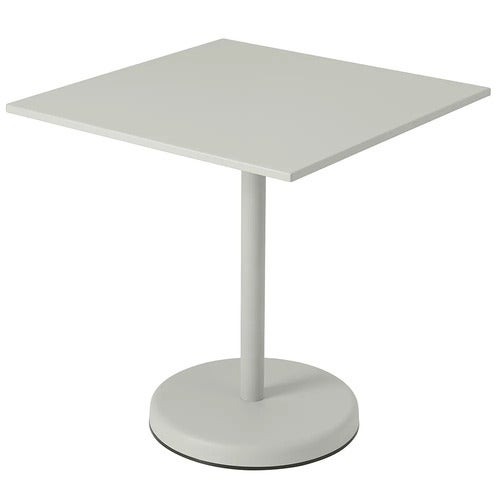 Linear Steel Café Table 70x70 cm Grey 