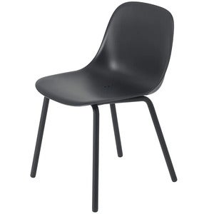 Fiber Outdoor Dining chair Anthracite Black 
