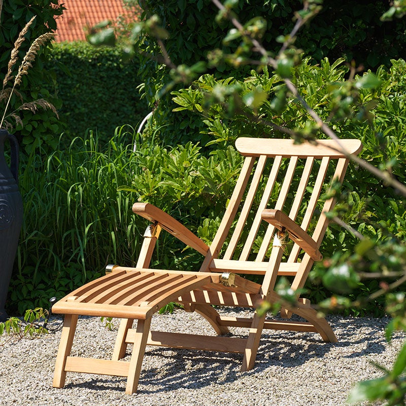 Jackson deck chair natural teak