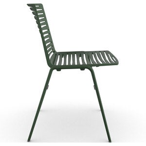 Zebra dining chair Dark Green
