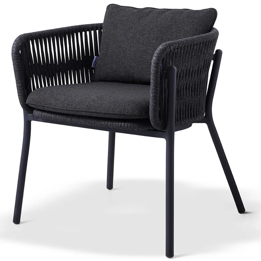 Tira dining chair Charcoal grey