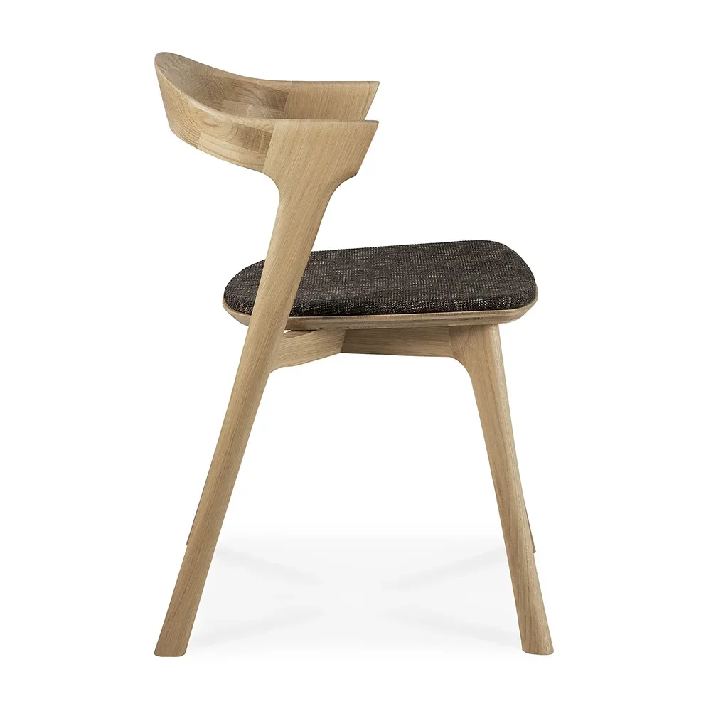 Bok Dining chair Oak/Dark brown
