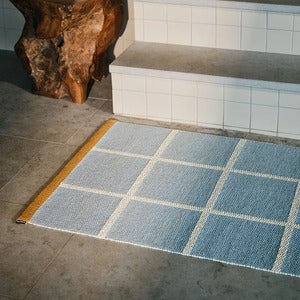 Woven Rug Criss Pop Blue Fog