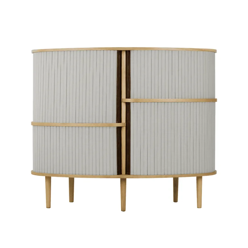 Audacious Highboard Cabinet Oak/Sterling