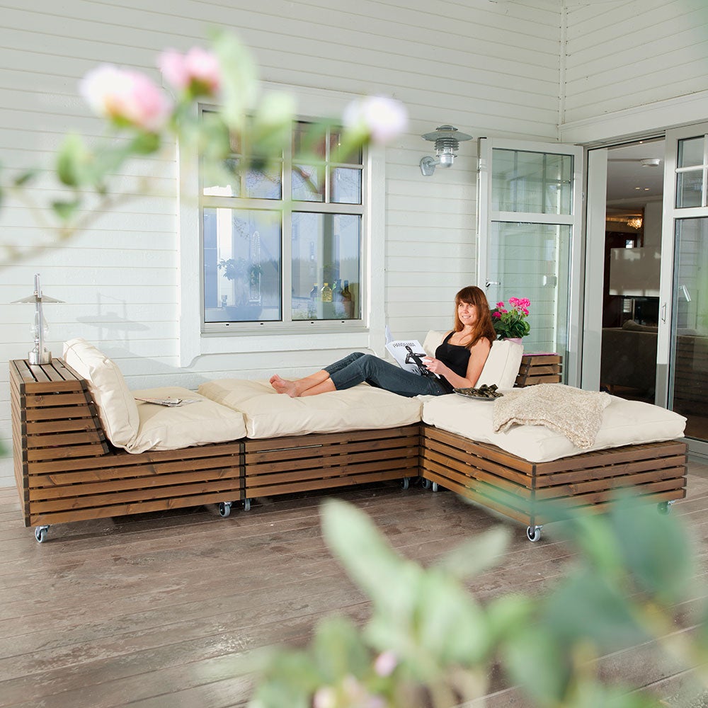 Bara vara divanCushion white polypropylene 