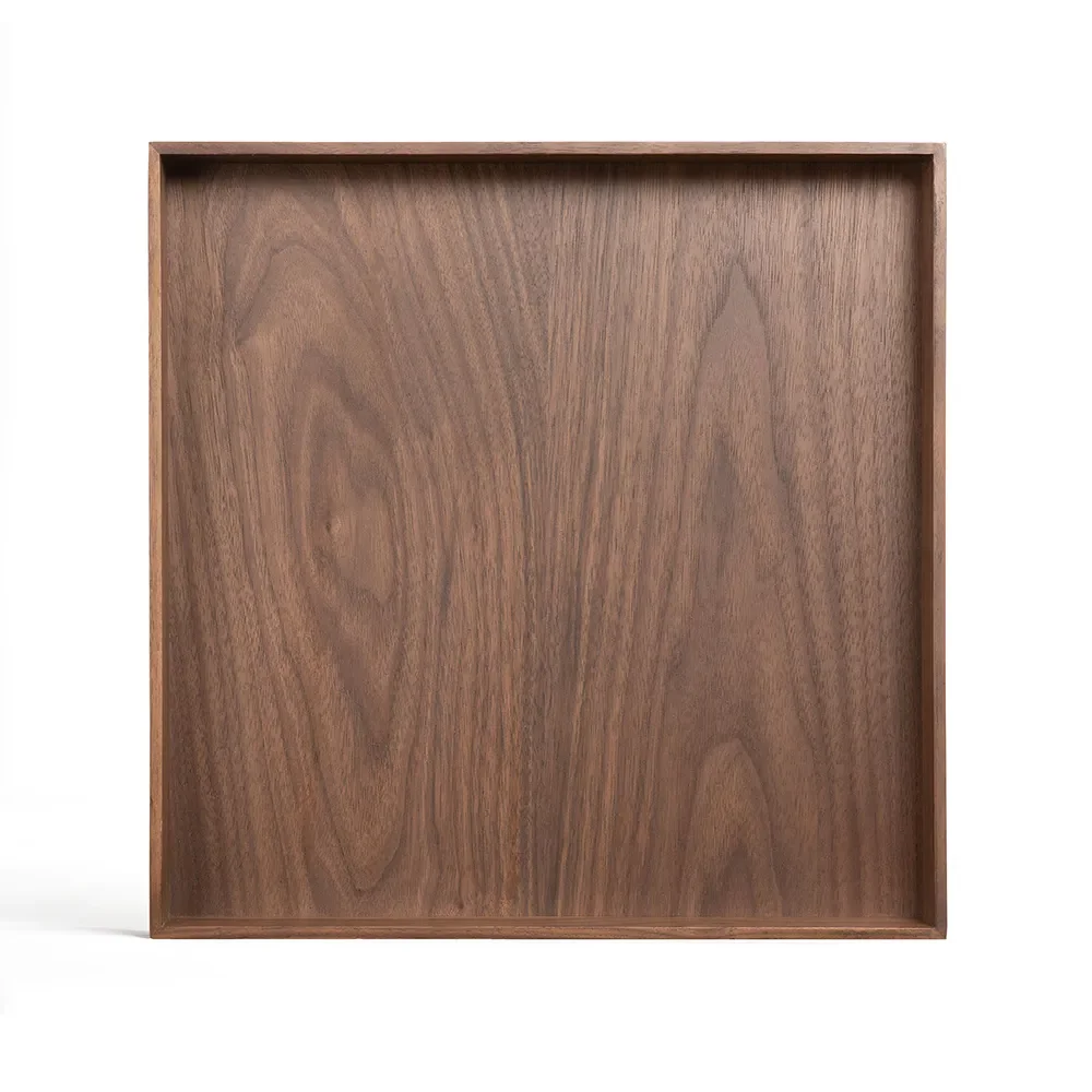 Desk organizer walnut 33x33 cm