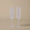 Champagne Glass 2-pack Ripple Clear