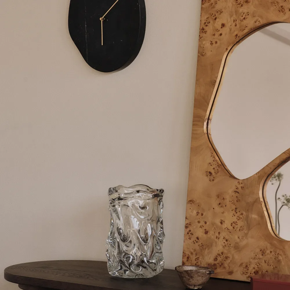 Mouth-Blown Vase Virelle H 24 cm