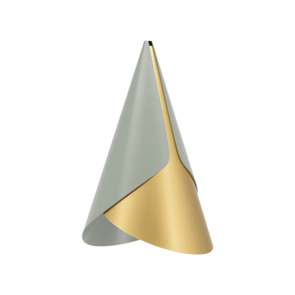 Cornet Lampshade Nuance Olive/Brass