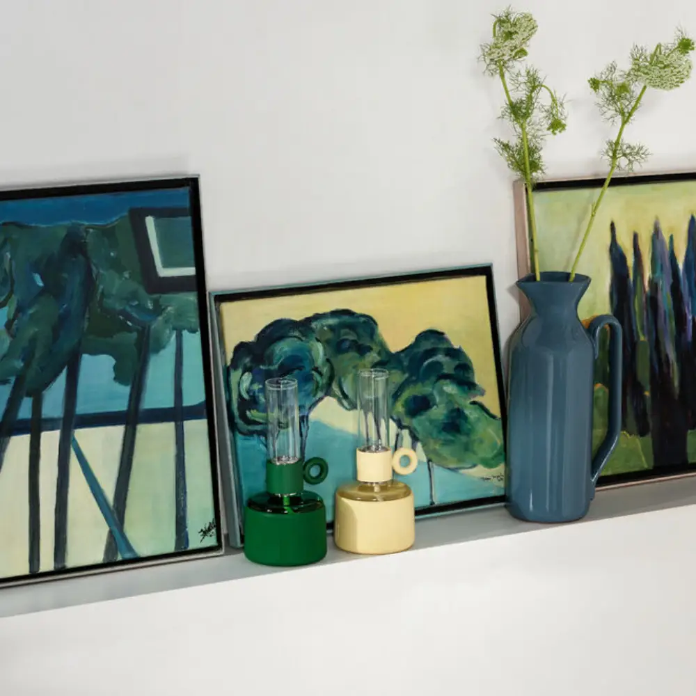 Flamtastique oil lamp XS deep green