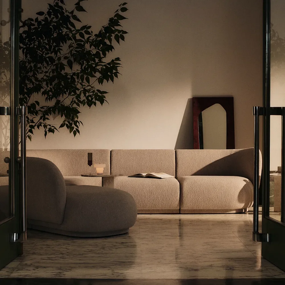 Mouth-Blown Portable Dimmable LED Table Lamp Ripple