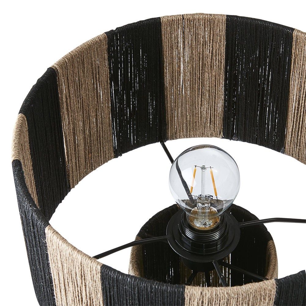  JULLAN table lamp black/natural 49 cm