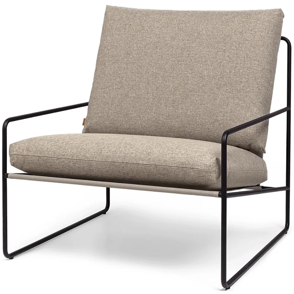 Desert Armchair Black/Dark Sand