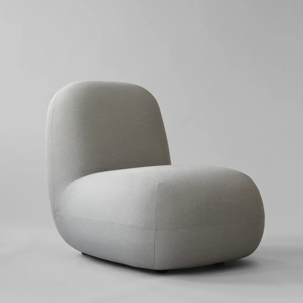 Toe Armchair, Flat - Taupe