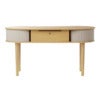 Audacious Desk Oak/White Sands