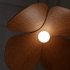 Lampshade Forget Me Not Large in dark oak