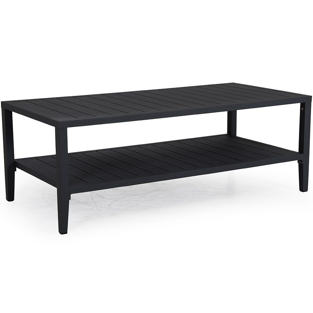 Chelles coffee table 65x143 cm black