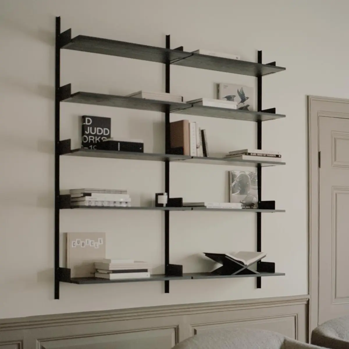 New Works Library Shelf Ash/Black