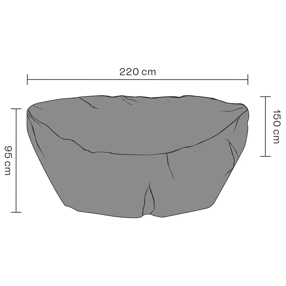 Furniture cover Sunbed 220x155 cm Premium