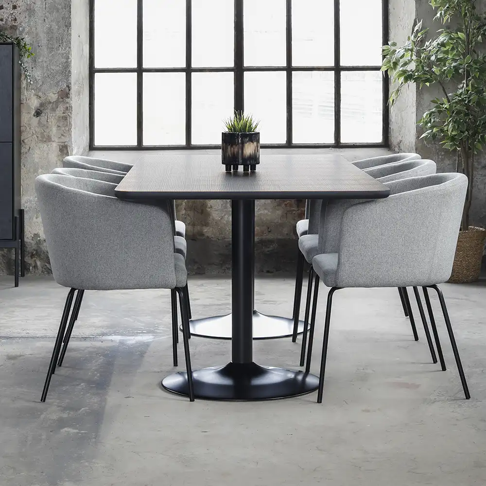 Davis dining table 100x210 cm black