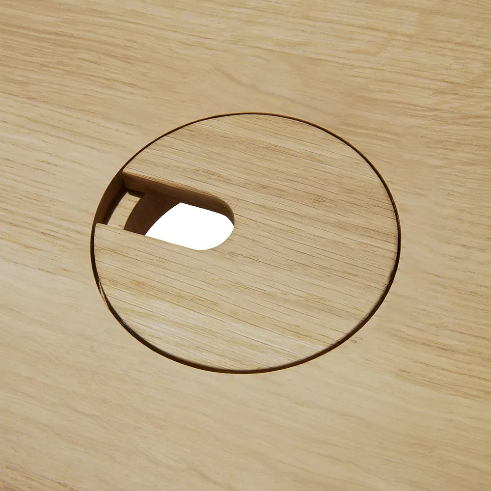 U Desk 80x160 cm Oak