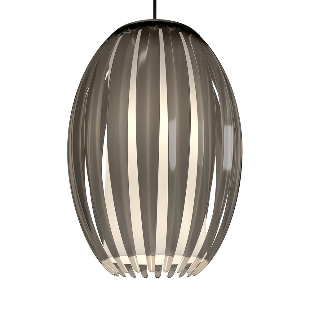 Tentacle Pendant M Black/Smoke E27