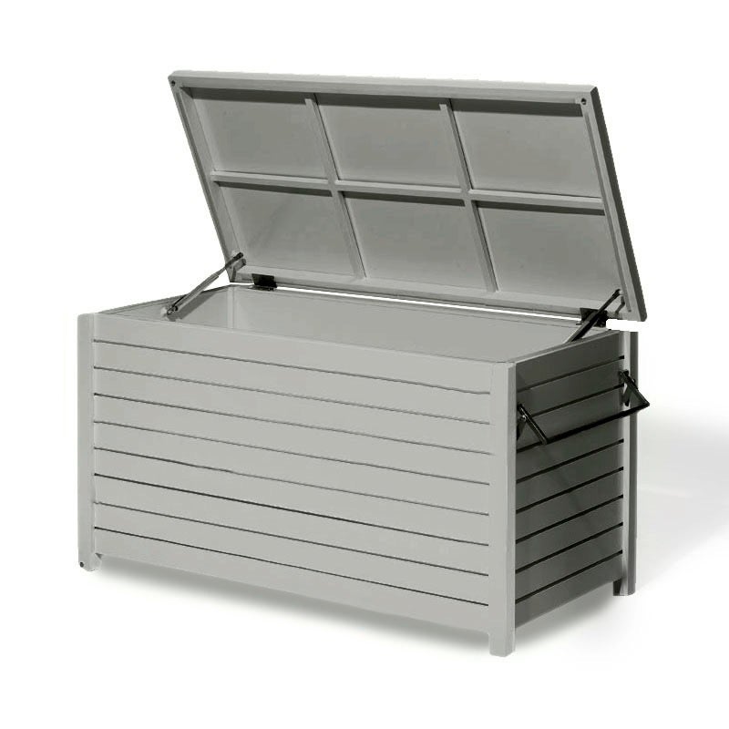 Storage Box 128Cm Grey Aluminium