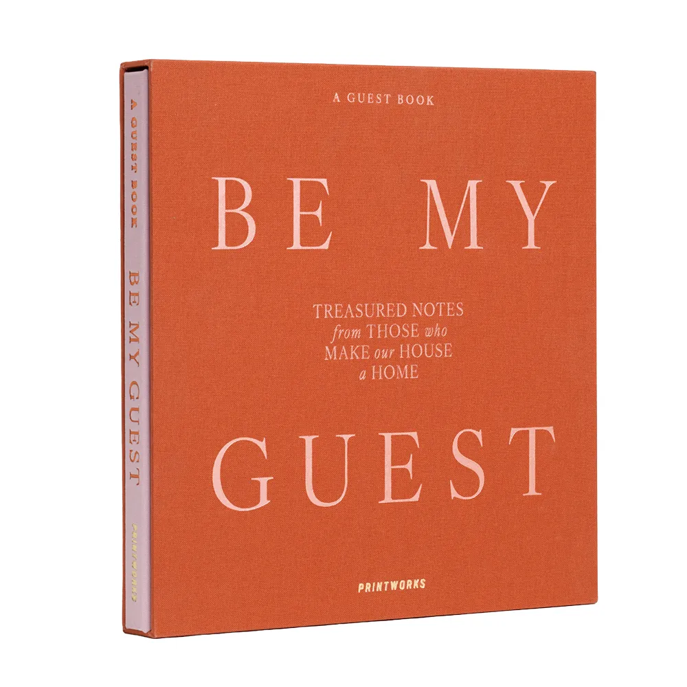 Guest Book Pink Be My Guest