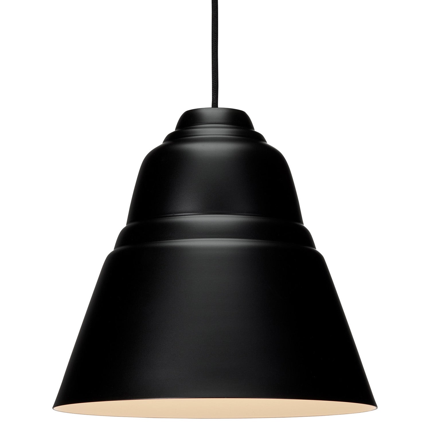 Relief Pendant D300 Matt Black/Grey Beige
