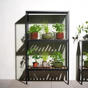 Grower Greens plant cabinet   high  svart