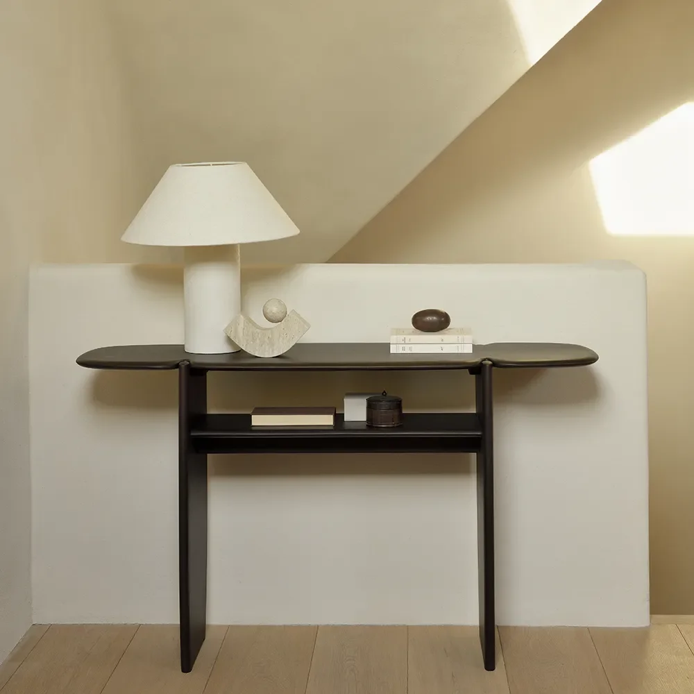 PI Console table mahogany