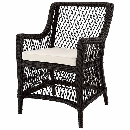 Marbella armchair in synthetic rattan