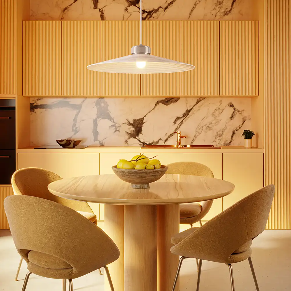 Sound pendant L black E27