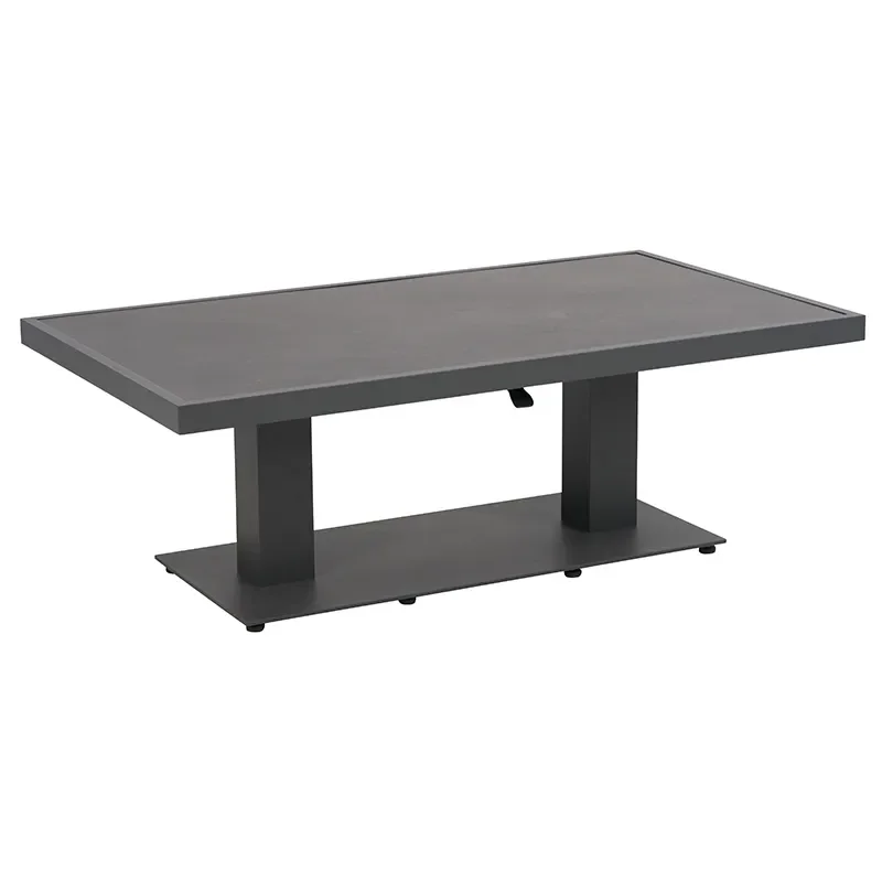 Scale coffee table 85x140 cm anthracite / Dark Brownish Ceramic