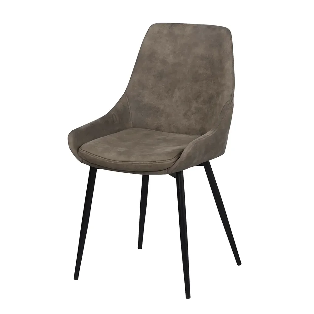 Sierra dining chair taupe microfiber