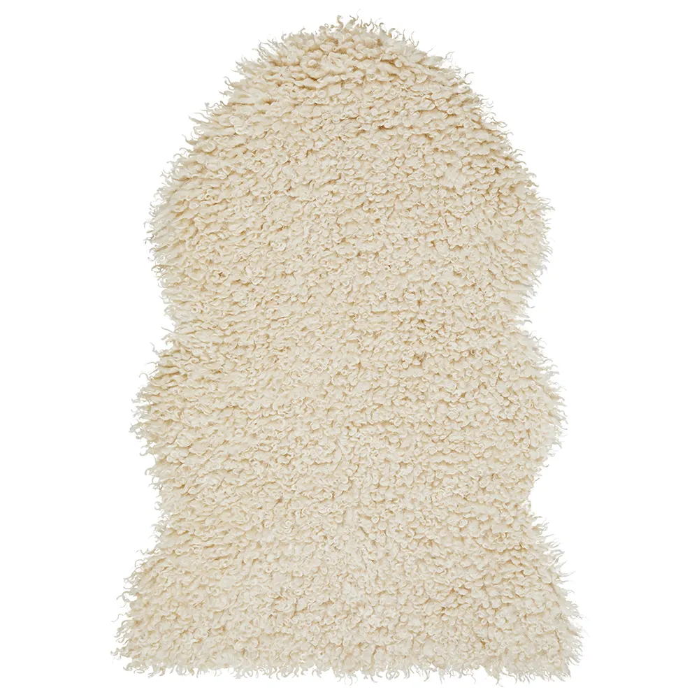 Wooly Rug 60x90 cm Beige