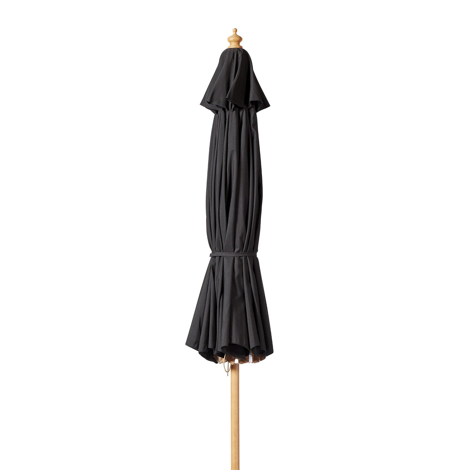 Capri parasol 300 cm wooden frame black