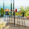 Peace bar table 80 cm anthracite 