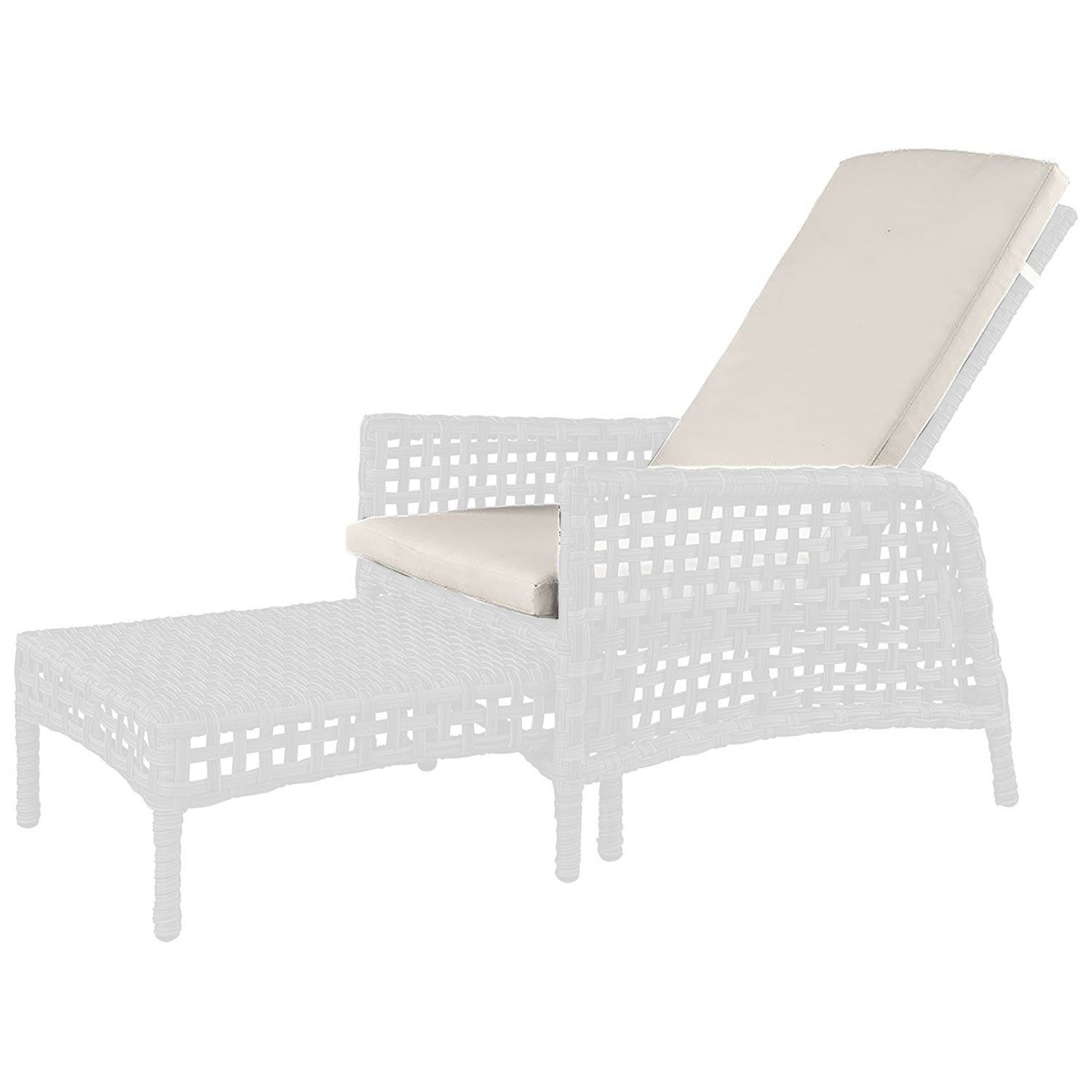 Tampa sunbed cushion Nature