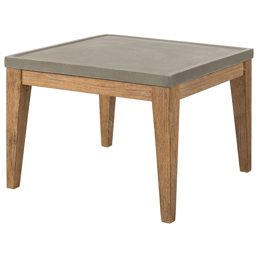 Side table Dacota 60X60 Cm Acacia / Concrete